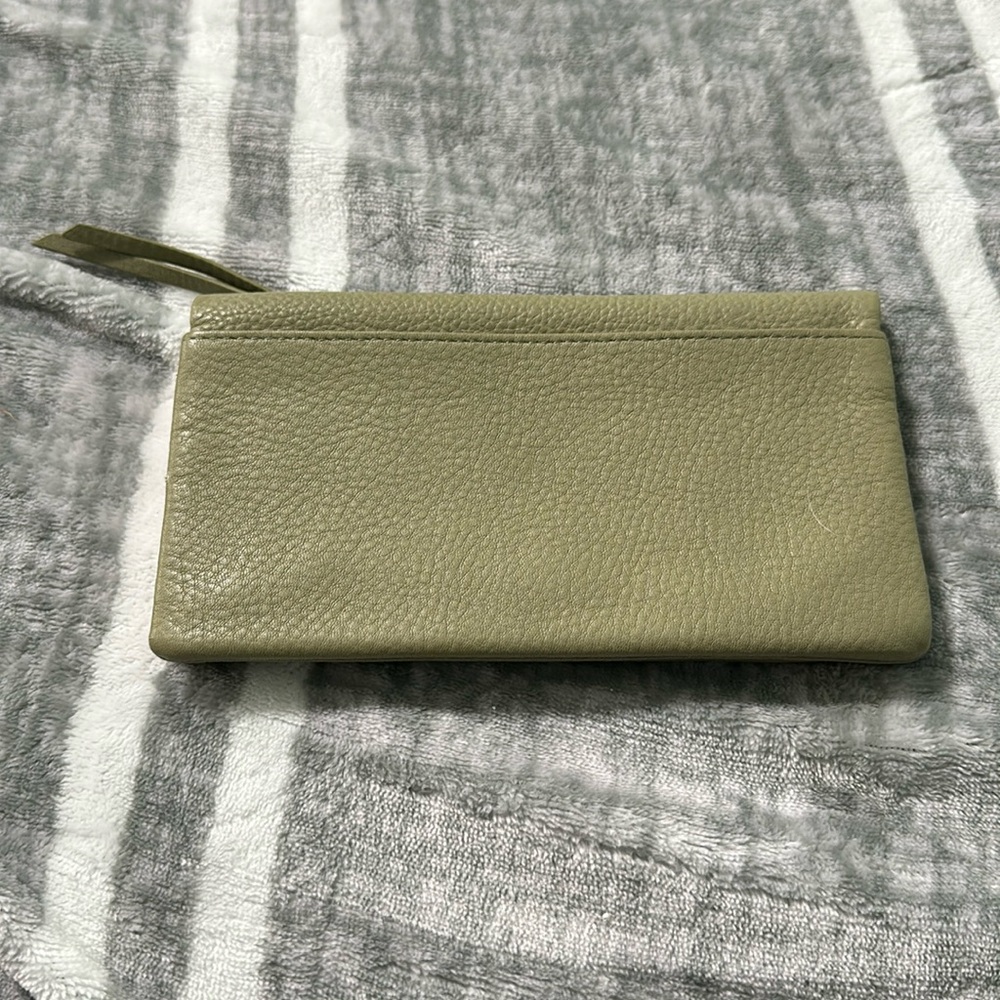 Green Hobo snap wallet.